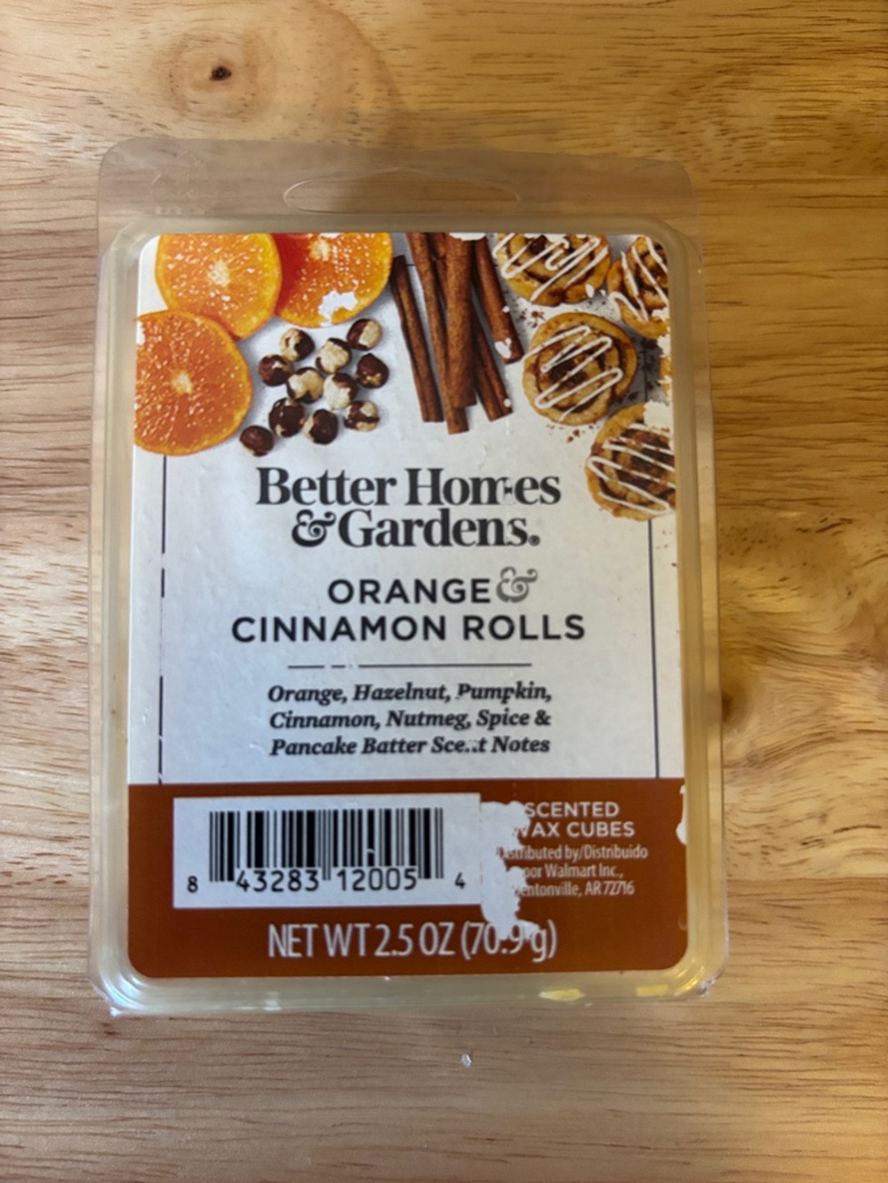 Better Homes & Gardens Orange & Cinnamon Rolls Scented Wax Cubes